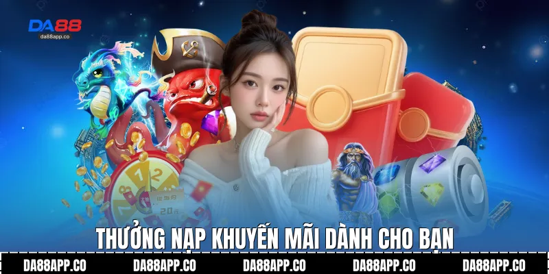 Thưởng nạp khuyến mãi dành cho bạn
